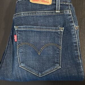 Levi's Women's High Rise Jeans - Dark Blue